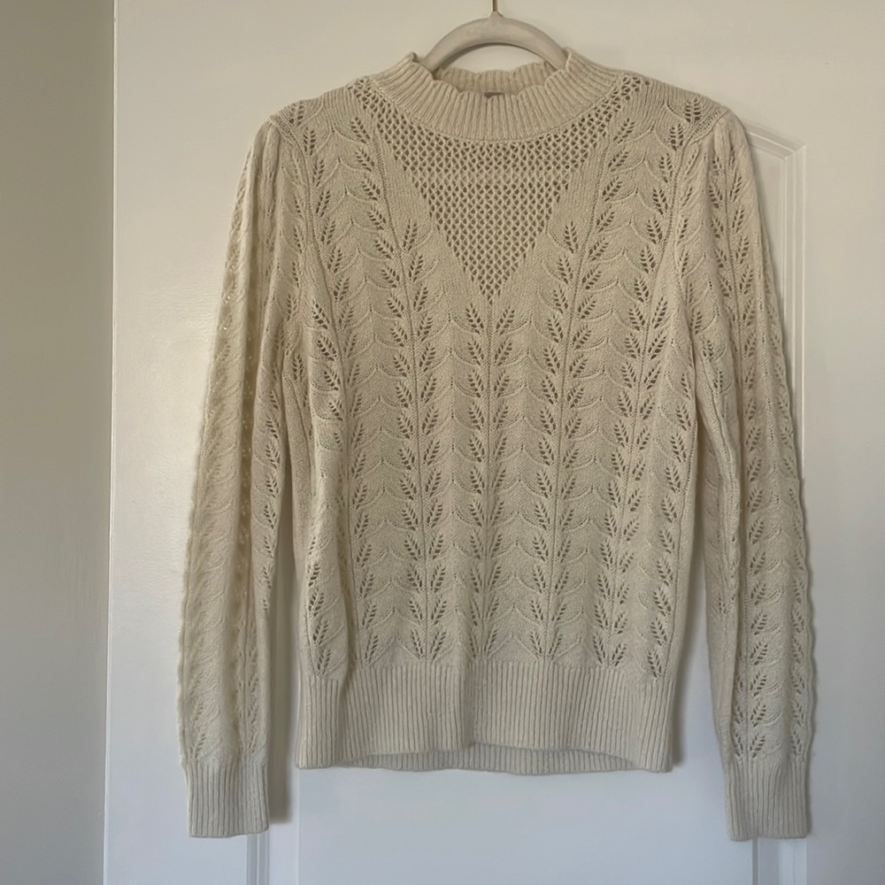 White LOFT Sweater. Like new condition